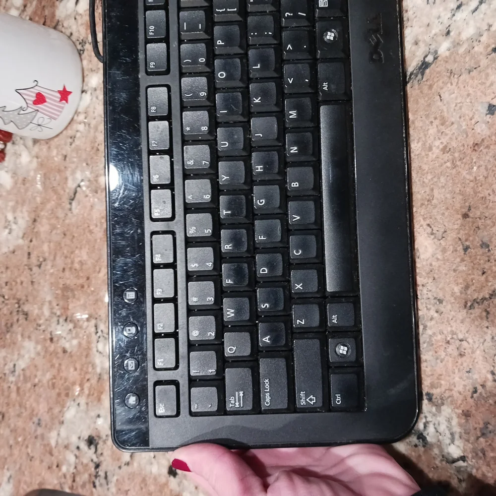 Dell 0F77Y5 Black USB Wired Slim Keyboard. MODEL SK-8165